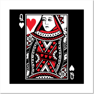 Queen Of Hearts - halloween couple Posters and Art